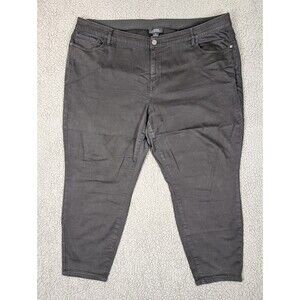 Lane Bryant Plus Venezia Easy Fit Jeans Black Size 28 Stretch Elastic Waistband